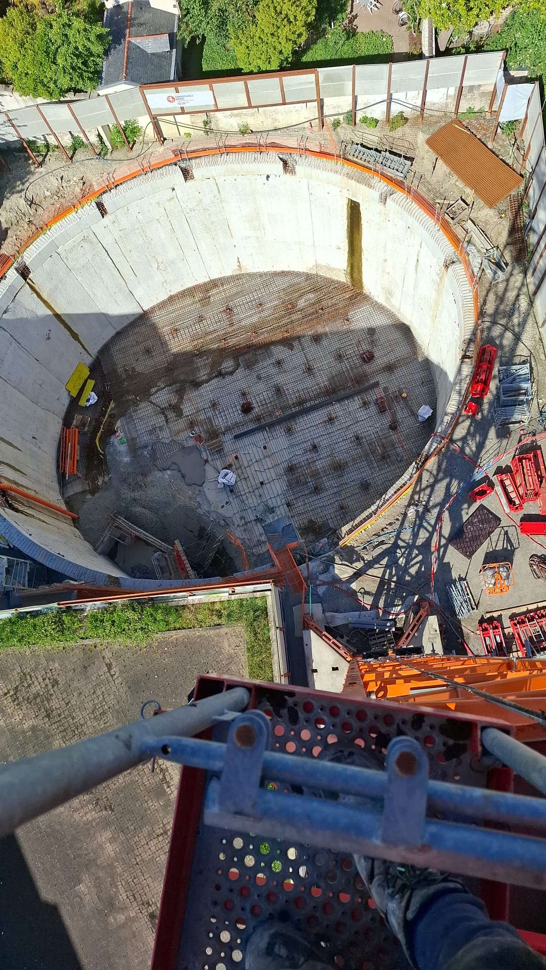 BSR Barbin vu d'une grue